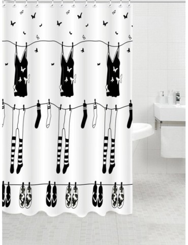 CORTINA  BAÃO  POLIESTER  DRESS  200X200  CM  552354200200