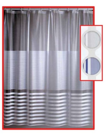 CORTINA  BAÃO  MOD.  237  BLANCO  180X180  CM  02658