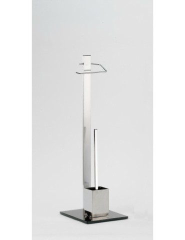 ESCOBILLERO+PORTARROLLO  PIE  -  B-472