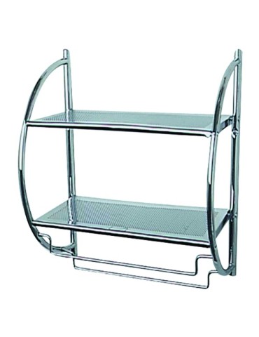 ESTANTE  MURAL  2  PISOS  E.CHROM  45,5X55X25  15173