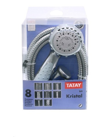 KIT  DUCHA  8  F.  KRISTAL  CROMO  -  3382009