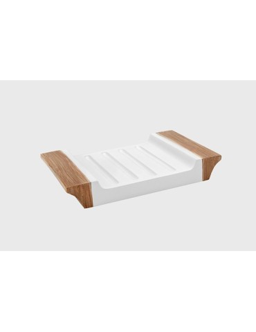 JABONERA  BLANCO-MADERA  -  NORDIC