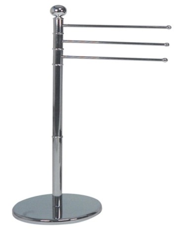 TOALLERO  PIE  3  BRAZOS  CROMO  28,5X91X48  15148