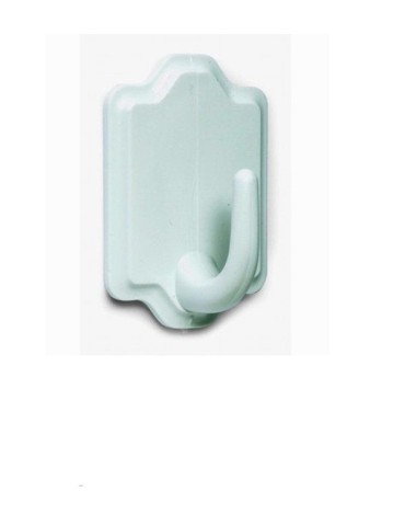 PERCHA  PLASTICO  ADH.BLANCO  L.2  -  B50180B