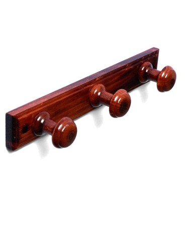 PERCHA  MADERA  3  P.  RED.  SAPELI  -  B30200Z