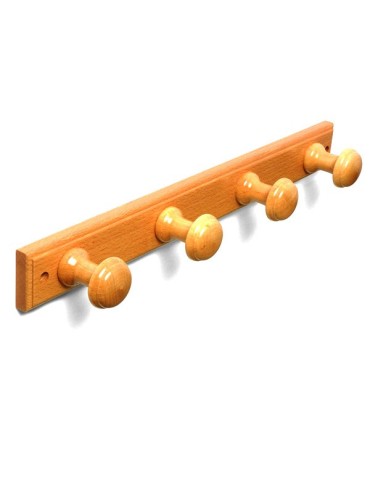 PERCHA  MADERA  4  P.  RED.  ROBLE  -  B30270Y