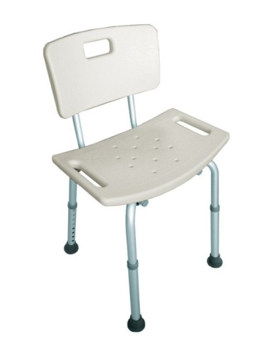 TABURETE  DUCHA  C/RESPALDO  PONY  -  20001402