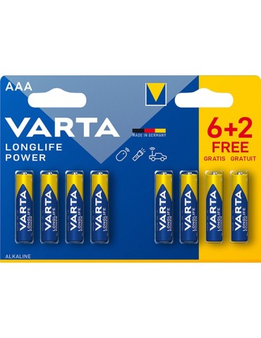 PILA  ALCALINA  LR03  BL  6+2  -  4903121428