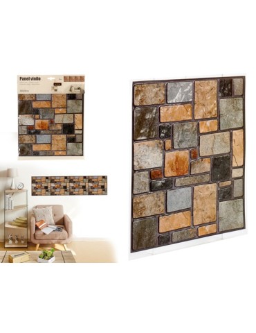 VINILO  PIEDRA  MULTICOLOR  30X30  CM  22596