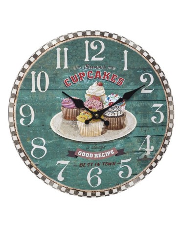 RELOJ  PARED  VINTAGE  ESF.VERDE  -  60304513