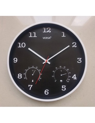 RELOJ  PARED  NEGRO  35,5  CM  20550178