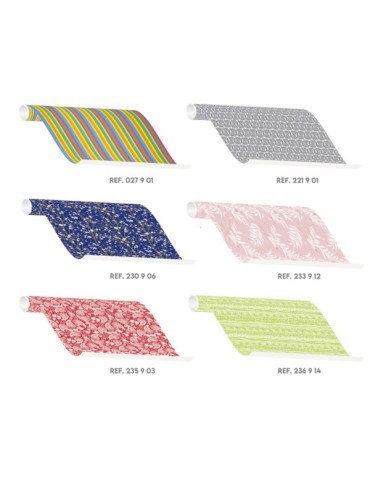 PAPEL  REGALO  BASIC  SURTIDO  70X200  CM  CRW1107020015