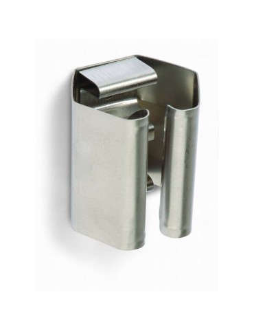 SUJETA  ESCOBAS  INOX  BL.2  -  B70400E