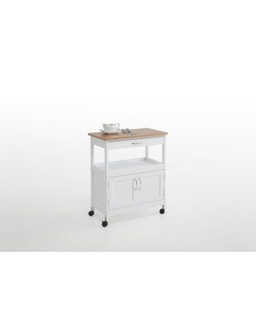 CARRO  COCINA  2  PUERTA  BCO/MAD  76X67X37CM  28003