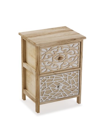 MUEBLE  AUX  MADERA  2  CJ  JANUS  36X28X48CM  22010003