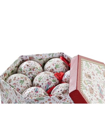 BOLA  NAVIDAD  SET-7  7,5  CM  NV183890