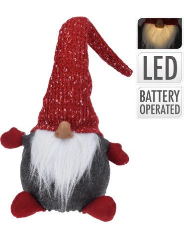MUÃECO  NAVIDAD  GNOMO  C/LED  -  AOL00190