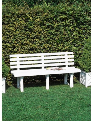 BANCO  JARDIN  RESINA  BCO  147X49  CM  ORC38CBI