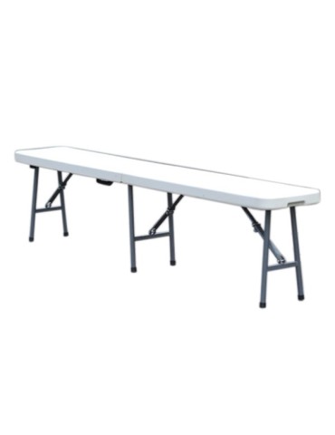 BANCO  PLEGABLE  POLIETILENO  185X30X43  PH0003