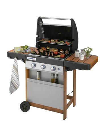 BARBACOA  A  GAS  3  QUEMADORES  WOODY  9600  W  3000006790