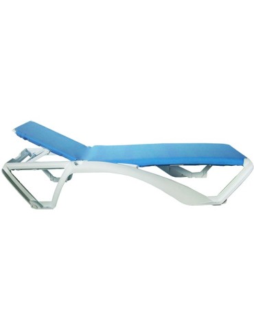 TUMBONA  RESINA  4P  BLANCA/AZUL  -  03207