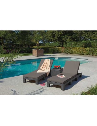 TUMBONA  RATTAN  DAYTONA  GRAFITO  -  213720/252223