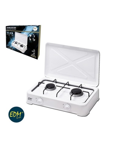 COCINA  GAS  2  FUEGO  EXTERIOR  48X33X8CM  7420