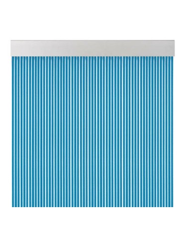 CORTINA  CINTAS  COLOR  AZUL  210X90  CM  A01463