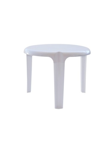 MESA  RESINA  AUXILIAR  BLANCA  50  CM  4009