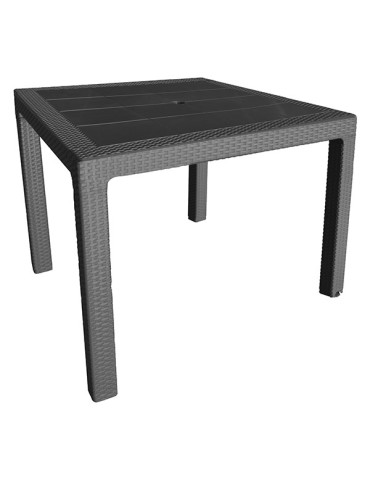 MESA  RATAN  TOPO  ANTRACITA  80X80X72  4098-06