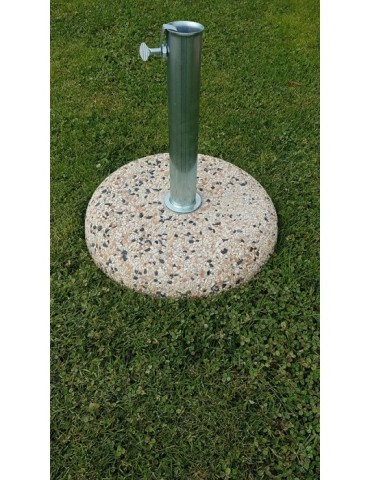 PIE  PARASOL  CEMENTO  25  KG  PORTAOMB025