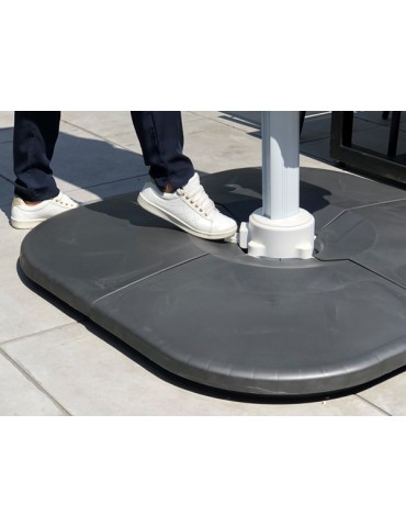 PIE  PARASOL  PP/HORMIGON  ANTRACITA  26  KG  IB00015