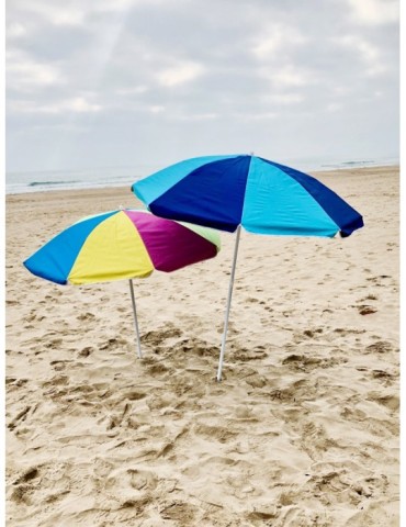 SOMBRILLA  PLAYA  MULTICOLOR  180CM  PG0582