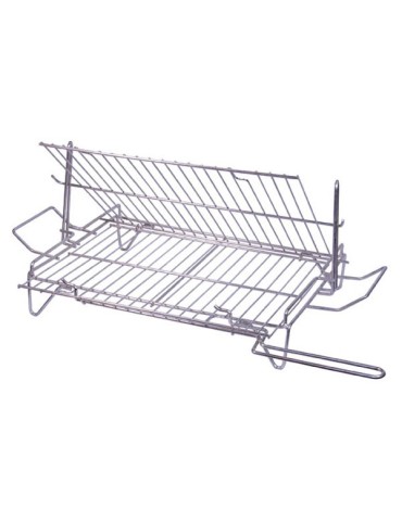 PARRILLA  DOBLE  GIRATORIA  560X400  MM  33510