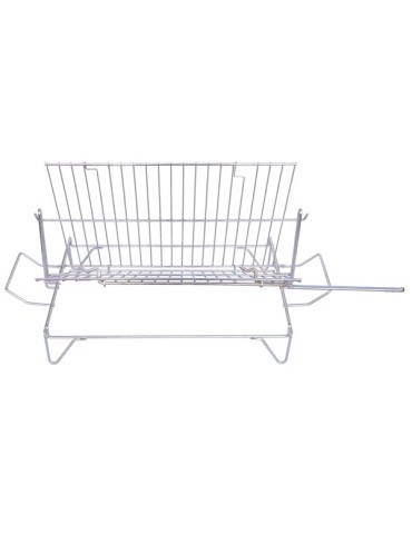 PARRILLA  DOBLE  GIRATORIA  720X500  MM  33511