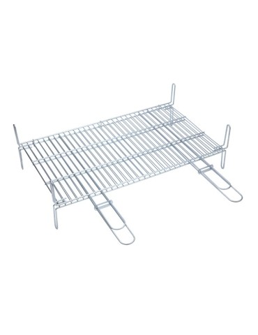 PARRILLA  ALAMBRE  DOBLE  2  MANGOS  65X40  CM  2657