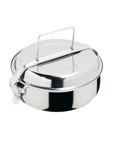 FIAMBRERA  INOX  C/CUBIERTOS  14  CM  61114