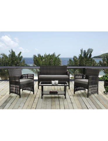 CONJUNTO  RATAN  TANZANIA  4  PZAS  C2-0244