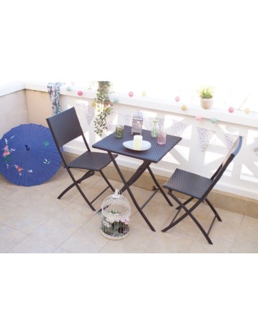 SET  MESA  +  2  SILLAS  PLEG  MOOREA  103X24X61  C2-0042