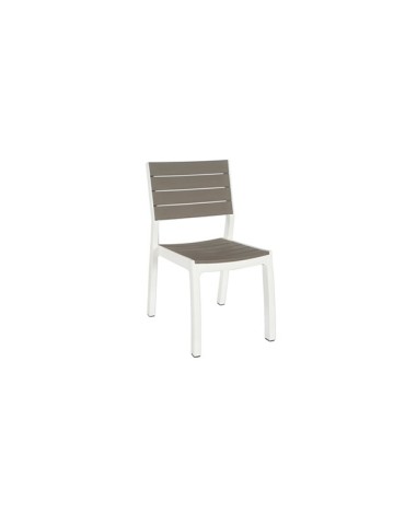 SILLA  RESINA  HARMONY  BEIGE/TOPO  -  228456