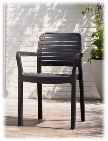 SILLON  RESINA  R.BAJO  CHLOE  GRAFITO  -  249569