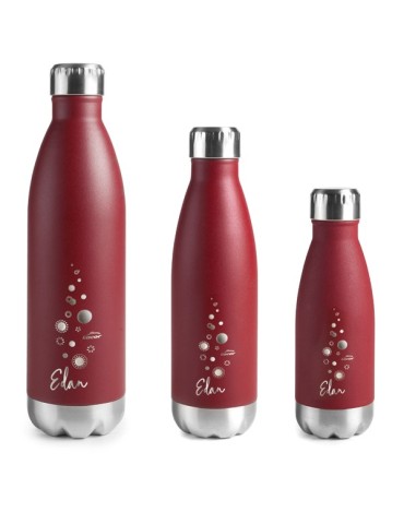 BOTELLA  TERMO  INOX  EDAN  ROJO  500  ML  62547