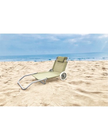 TUMBONA  PLAYA  ARENA  C/RUEDAS  150X52X62C  C2-0016