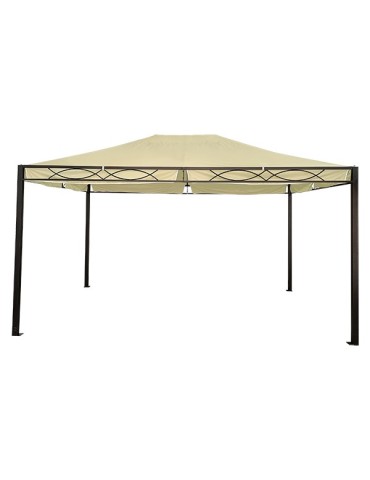 CENADOR  ACERO  C/CORTINAS  ARENA  3X4  M  PG0685