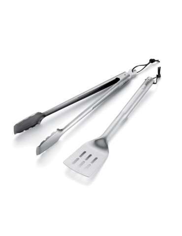 JGO.  2  PZAS  BARBACOA  INOX  -  8302