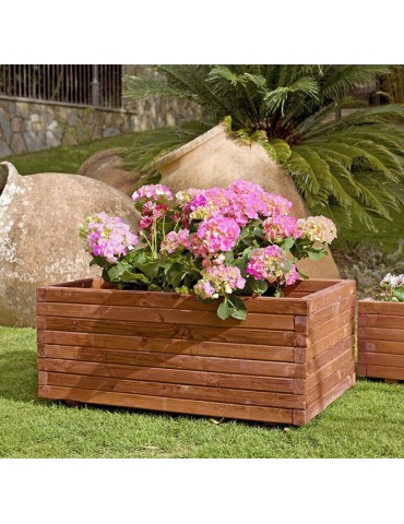 JARDINERA  MADERA  RECTANGULAR  80X40X35CM  2013824