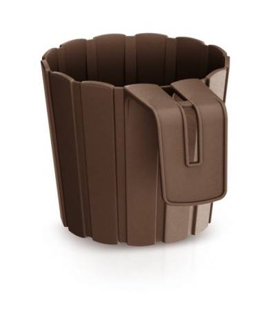 JARDINERA  BALCON  B.HOOK  CHOCOL  21X14X13CM  DDEZ150CH