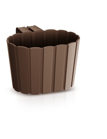 JARDINERA  BALCON  B.HOOK  CHOCOL  19X21X13CM  DDEZ200CH