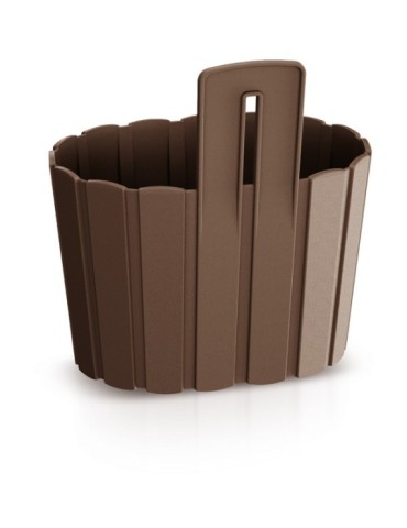 JARDINERA  PARED  B.WALL  CHOCOLA  19X15X20CM  DDES200CH