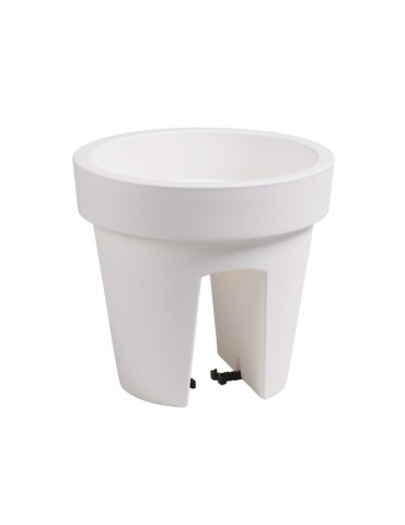 MACETA  BALCON  LOFLY  R.  BLANCA  23X25  CM  DLFOR250BL